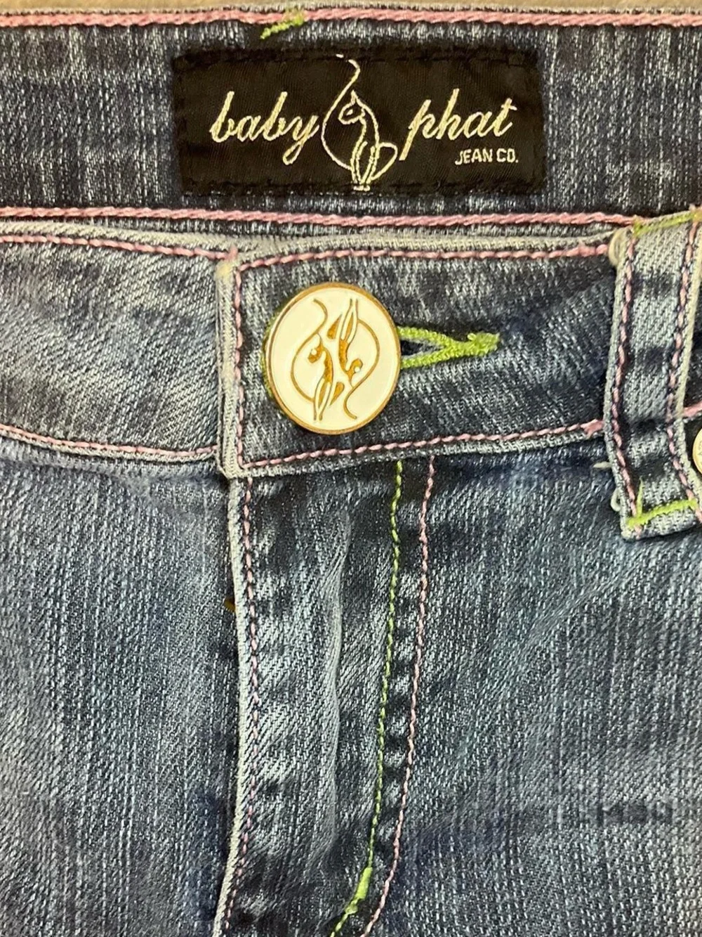 Vintage Y2K Baby phat denim Shorts